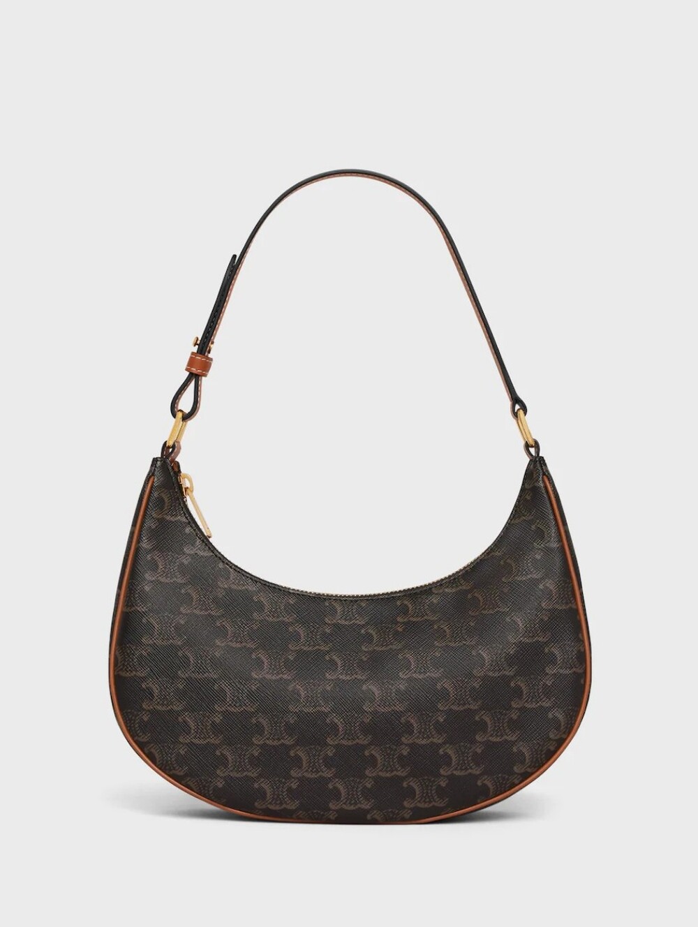 Celine Ava Shoulder Bag Triomphe Canvas